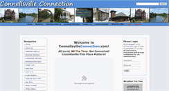 Desktop Screenshot of connellsvilleconnection.com