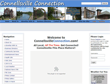 Tablet Screenshot of connellsvilleconnection.com